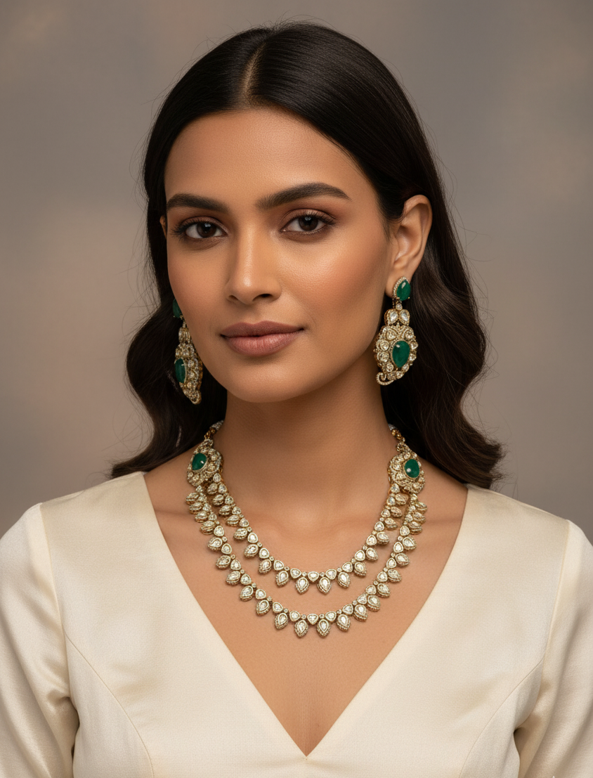 Heritage Emerald Aura Set