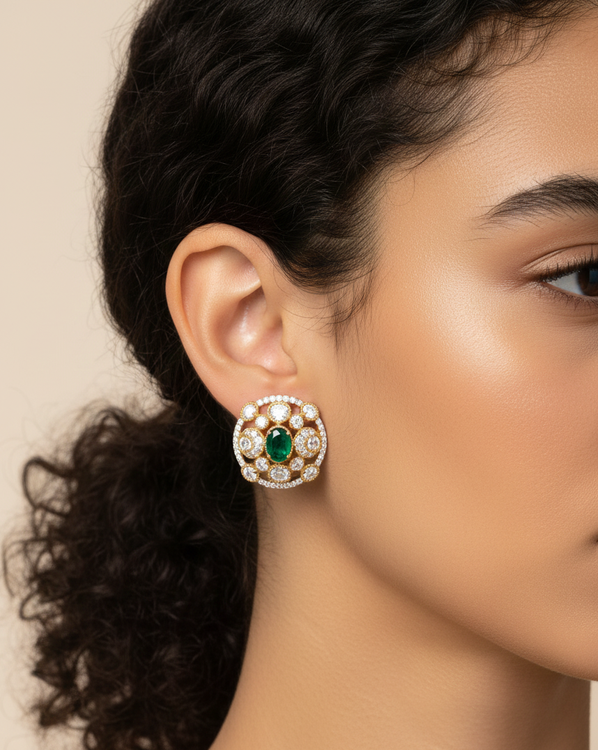 Emerald Enclave Regal Studs