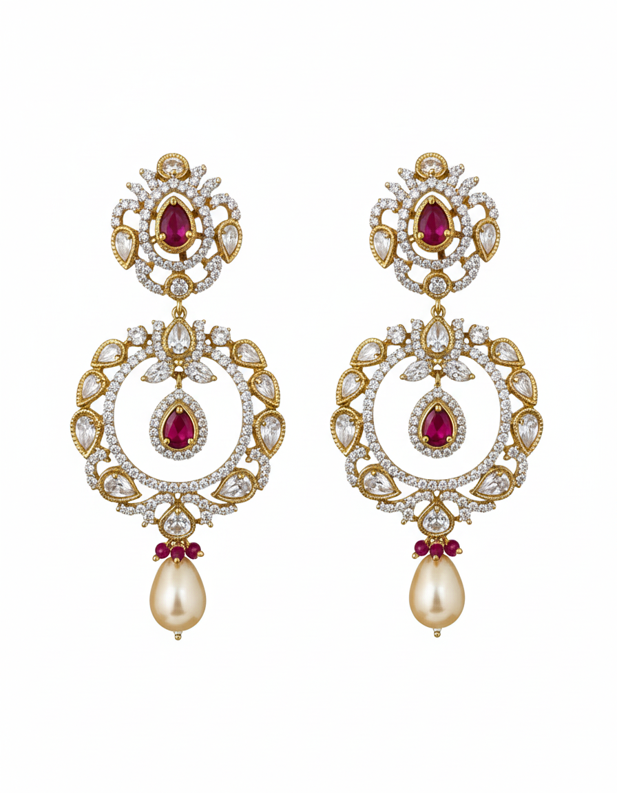 Regal Ruby Empress Chandbalis