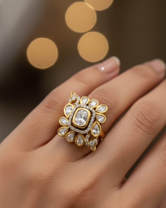 Zohra Noor Polki Ring