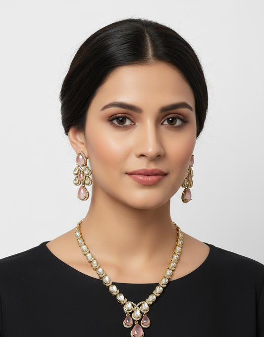 Rosy Noor Kundan Set