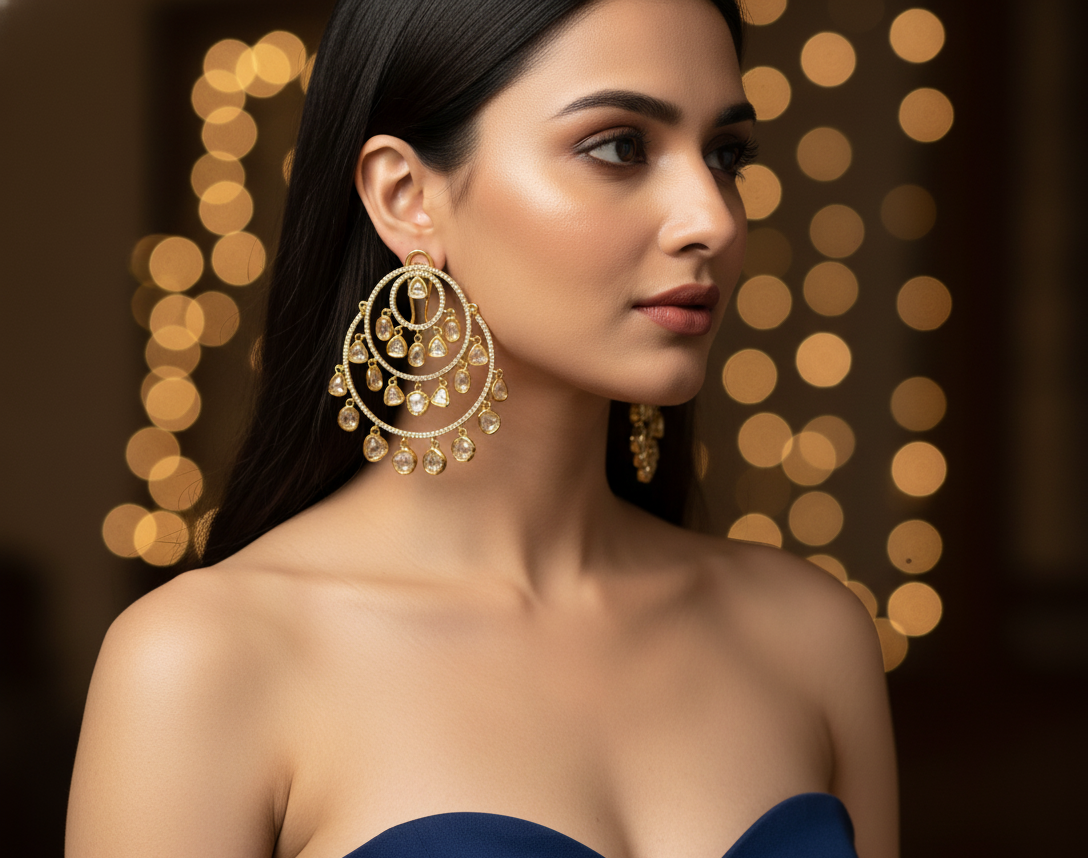 Aurelia Dewdrop Chandbalis