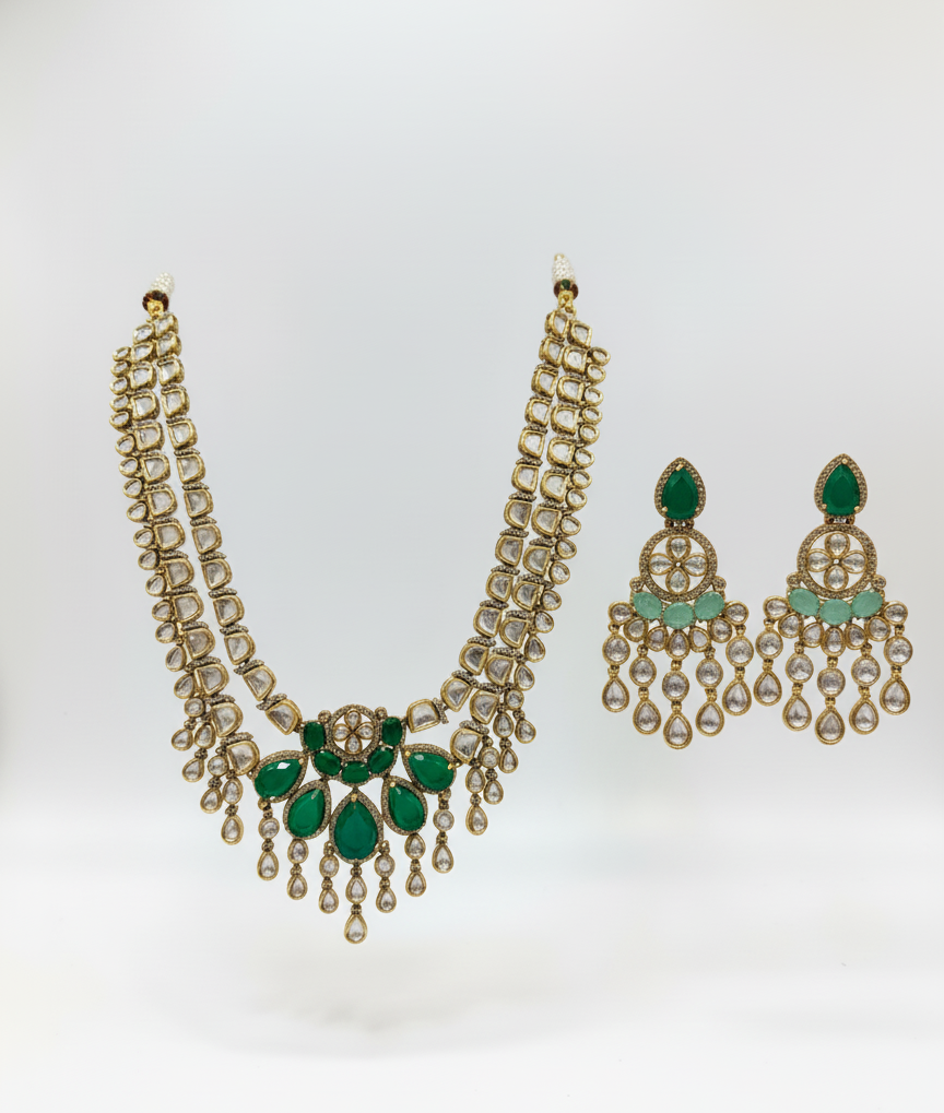Jahanara Emerald Majesty Set