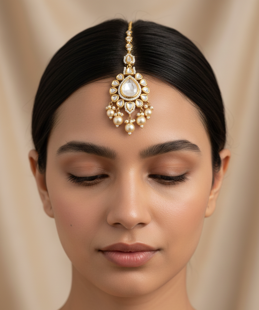 Svira Royale Polki Drop Tikka