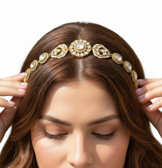 Sovereign Polki Radiance Sheeshpatti