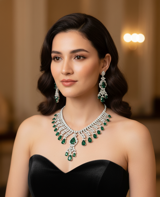 Emerald Drape Majesty Set