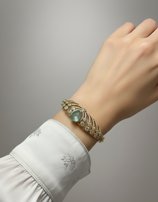 Emerald Crest Royale Cuff