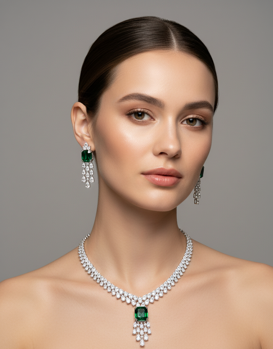 Emerald Crest Queen Set
