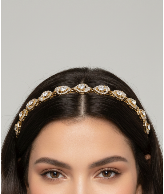 Aarina Teardrop Glow Sheeshpatti