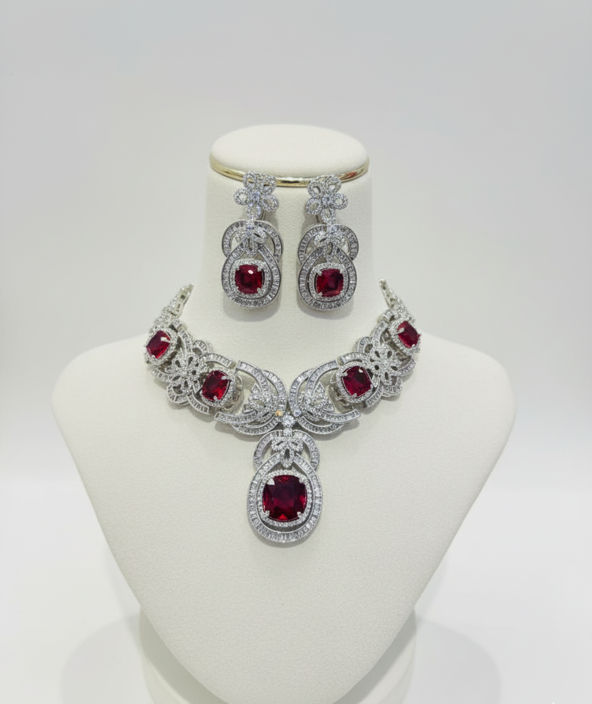 Regal Ruby Cascade Set