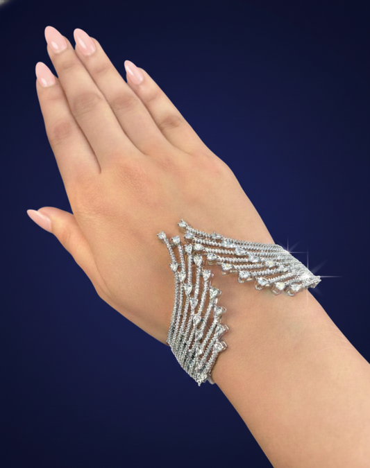 Sylva Diamond Cascade Cuff