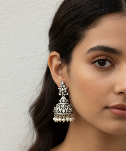 Amira Royale Polki Jhumka