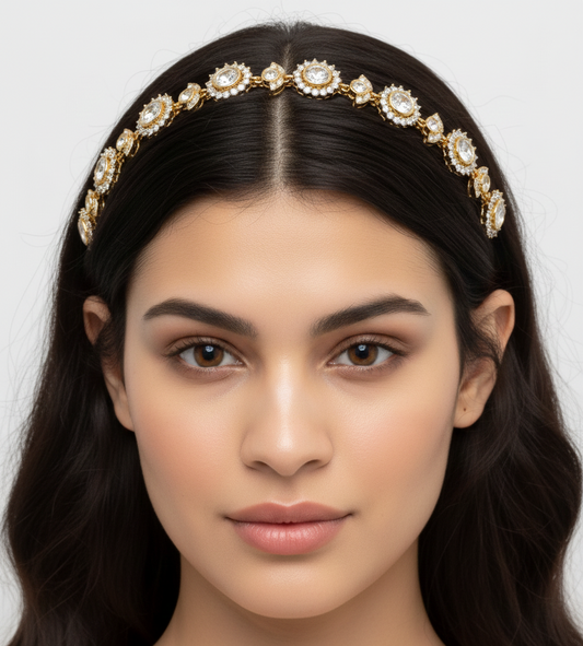 Radiant Polki Aura Sheeshpatti