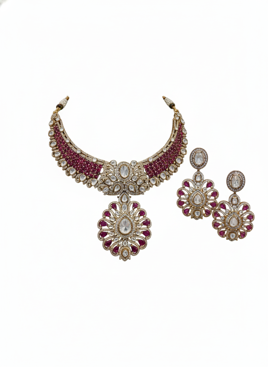 Rangrez Noor Kundan Necklace Set