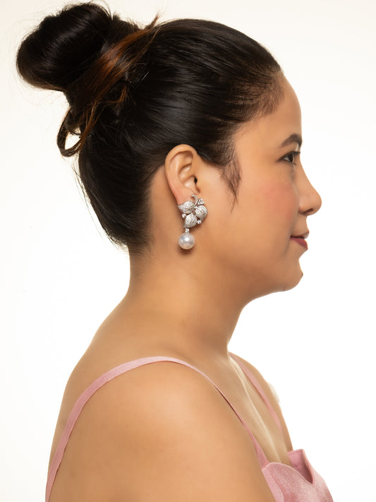 Glistening Embrace Short Danglers