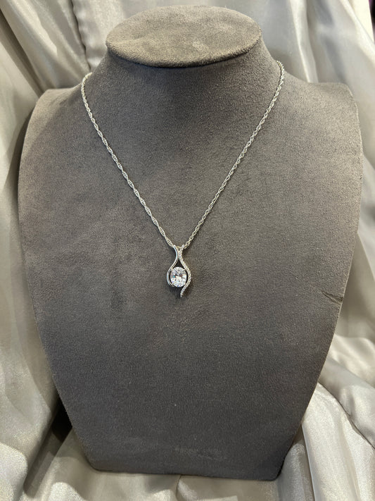Divine Embrace Diamond Pendant