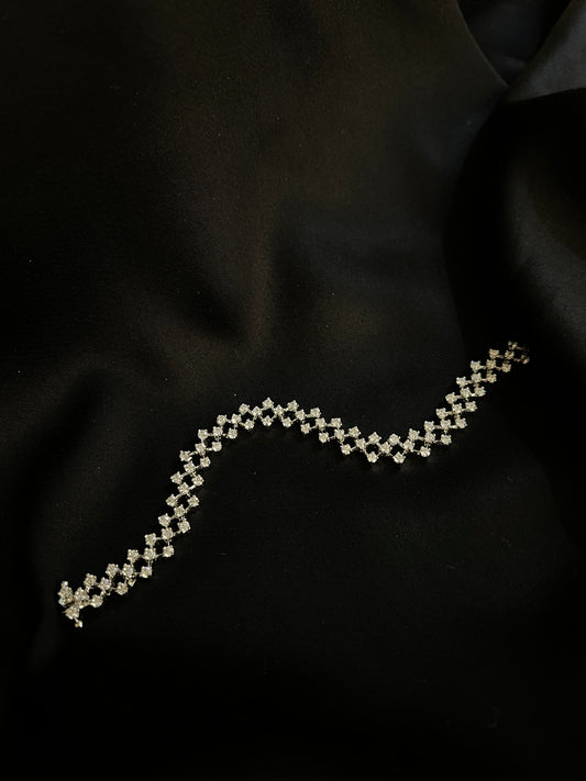 Crystal Cascade Bracelet