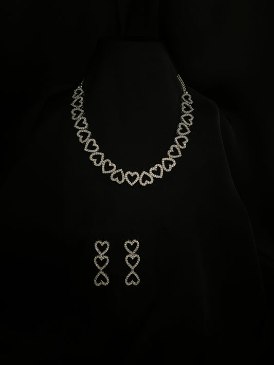 Heart Cutout Diamond set