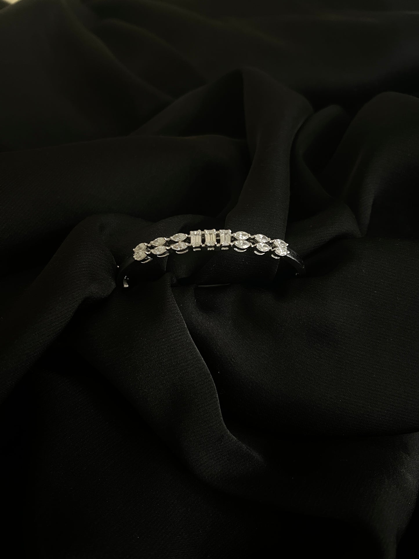 Diamond Luxe Baguette Cuff
