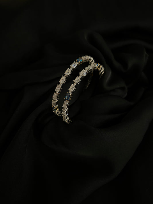 Crystal Nova Lattice Bangles