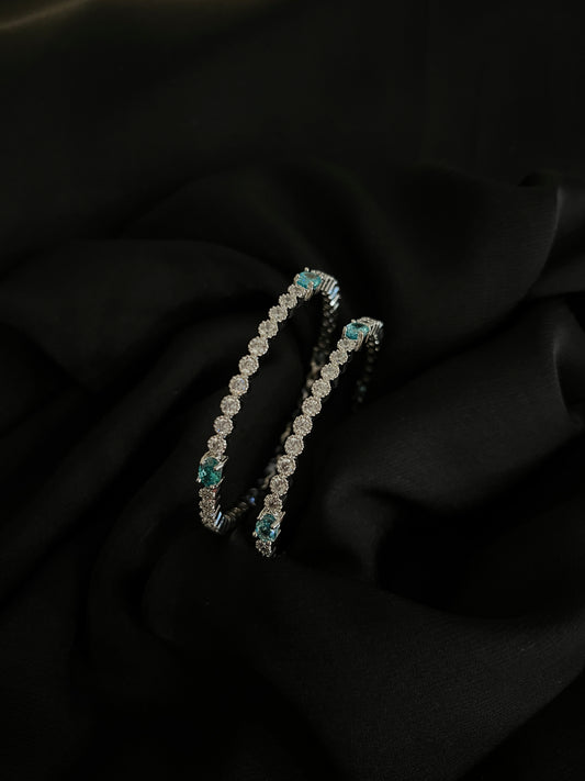 Emerald Cut Bangles