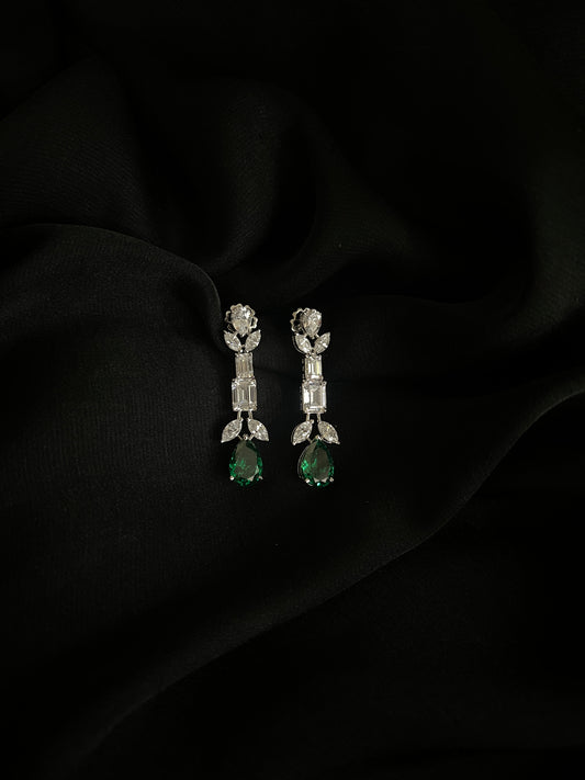 Emerald Drop Harmony Earrings