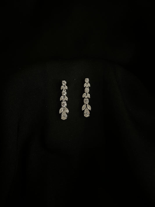 Diamond Vine Whisper Earrings
