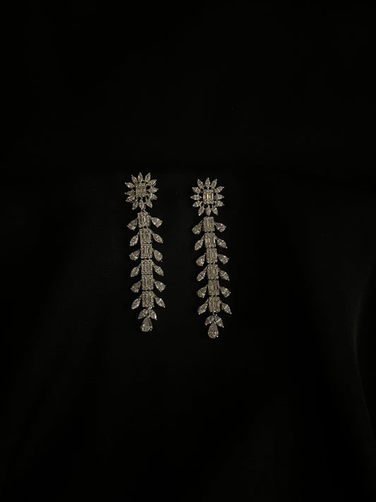 Diamond Fern Radiance Earrings