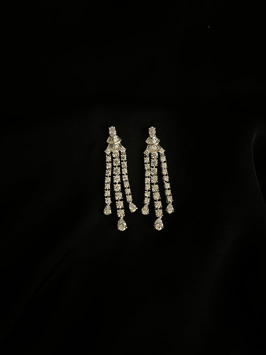 Starlit Cascade Fringe Earrings