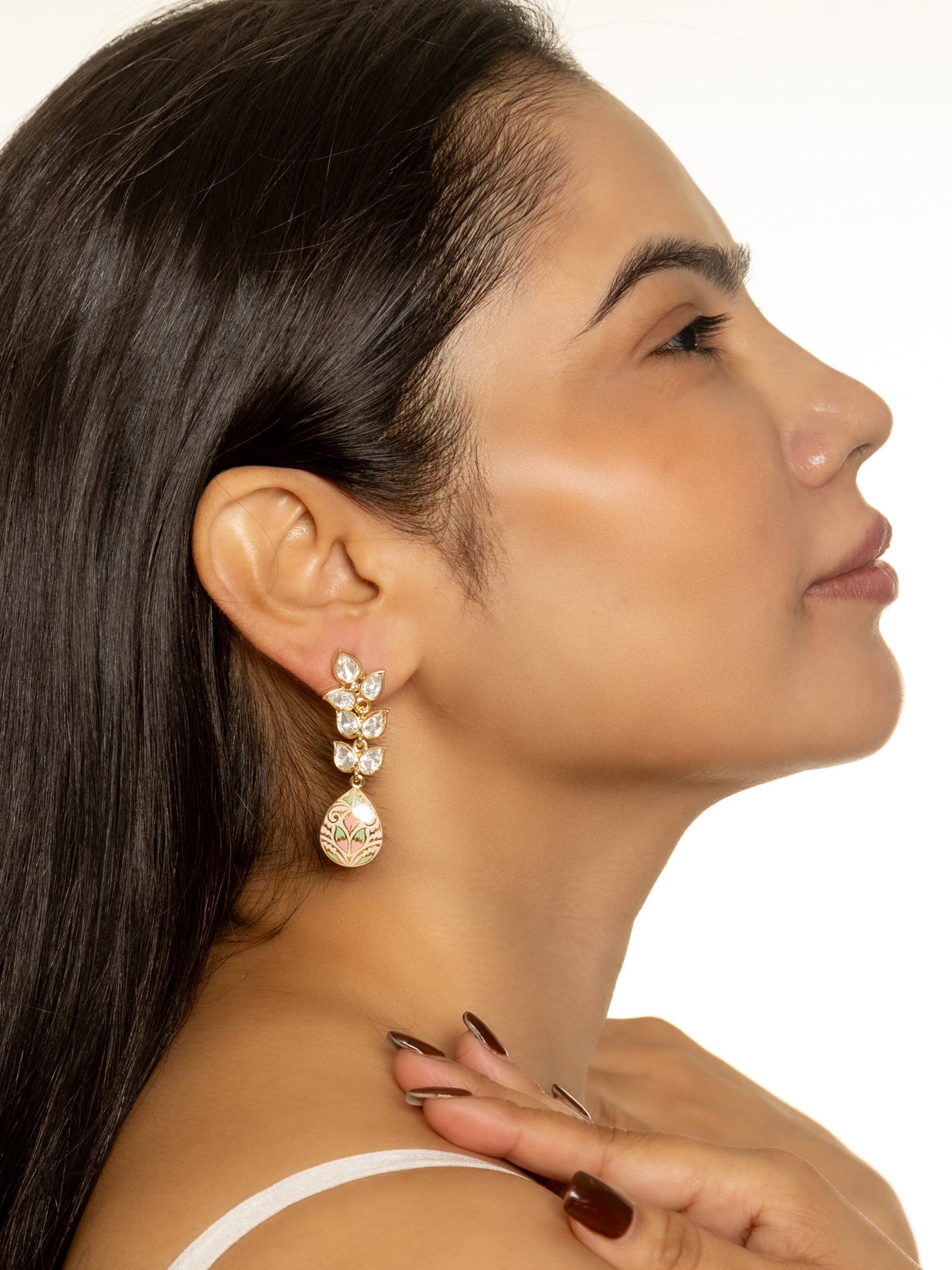 Anjali Leafy Earrings