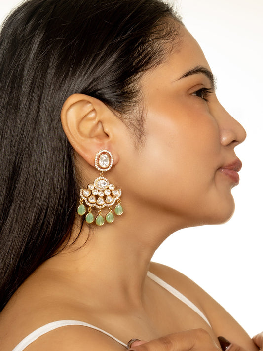 Aabha Mint Earrings