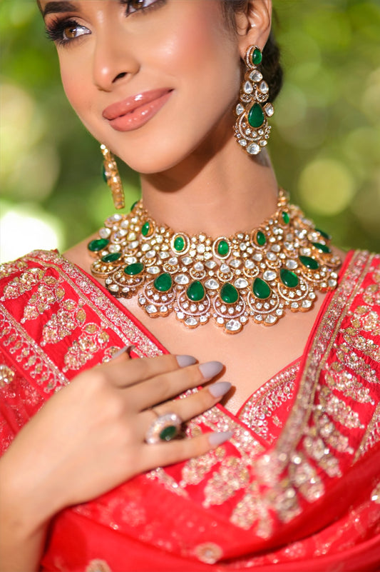 Maharani Harita Polki Set