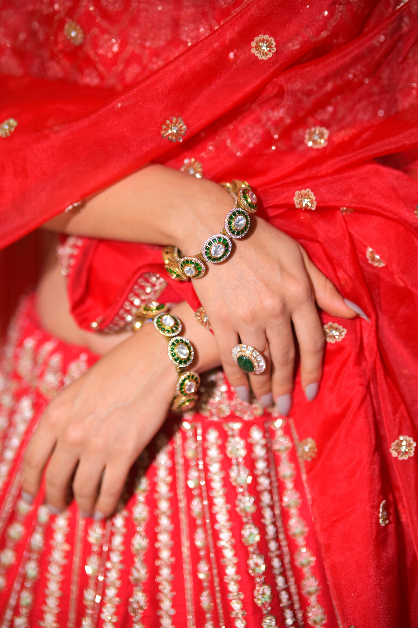 Maharani Harita Polki Set