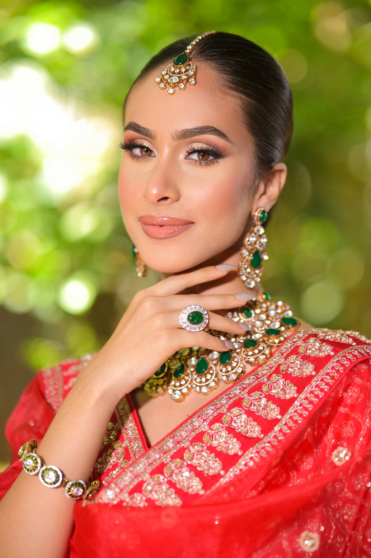 Maharani Harita Polki Set