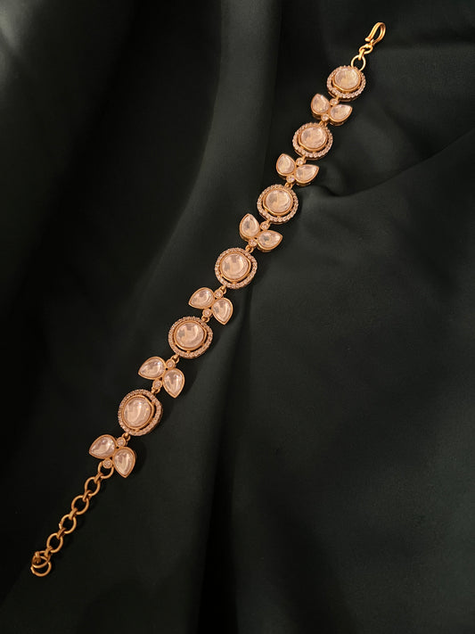 Rajika Floral Kundan Bracelet