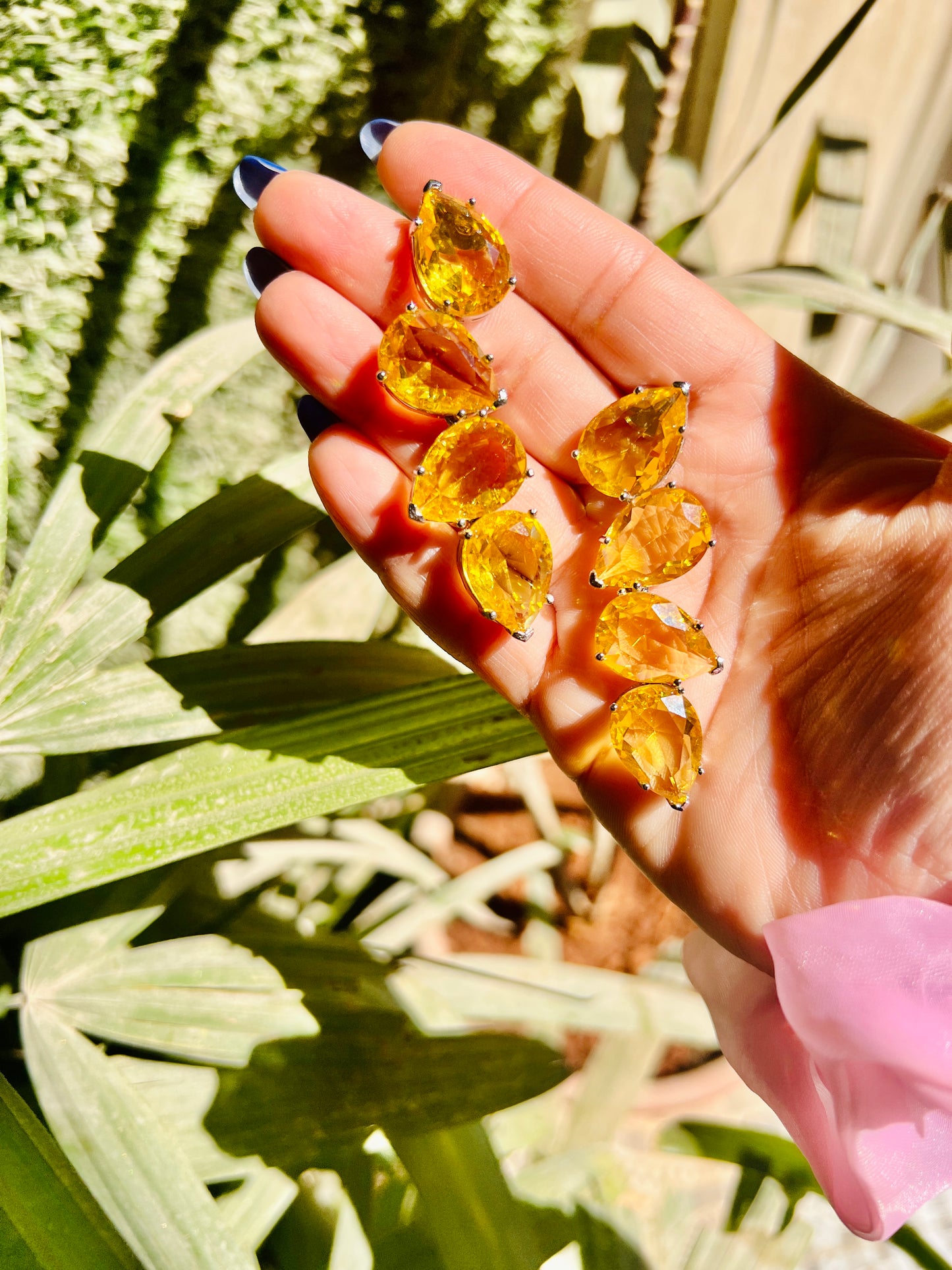 Marigold Aura Drop Earrings