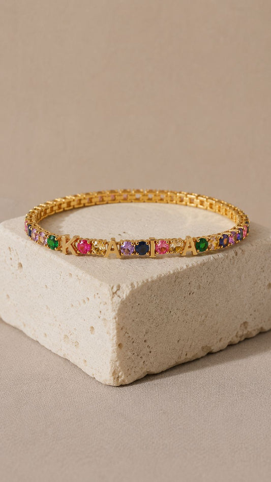 Personalized Luxe Multi Tennis Bracelet 2.O