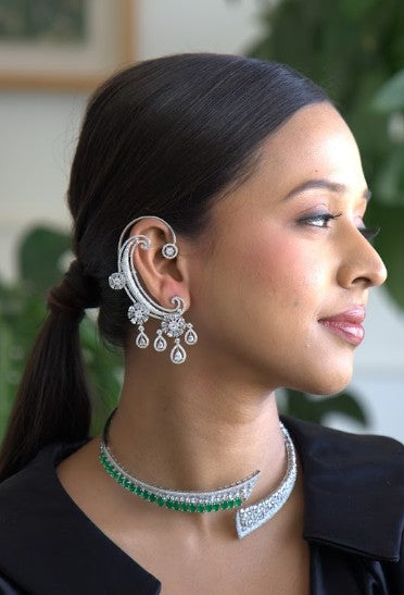 Anvaya Celeste Diamond Ear Cuff