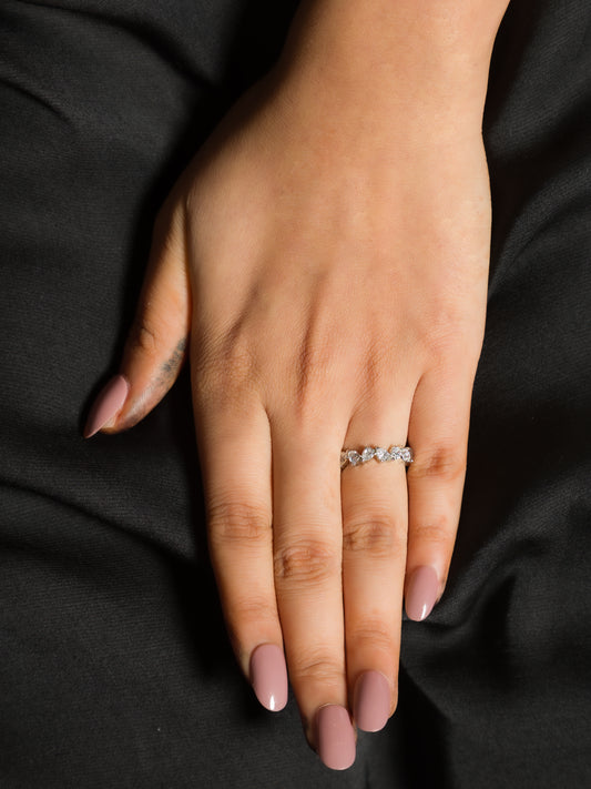Silver Luna Ring