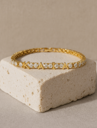 Personalized Luxe Tennis Bracelet