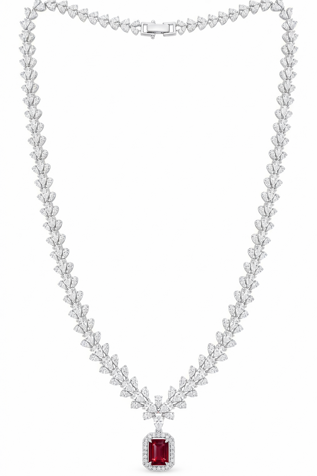 Veda Dhurandhar Emerald Diamond Necklace