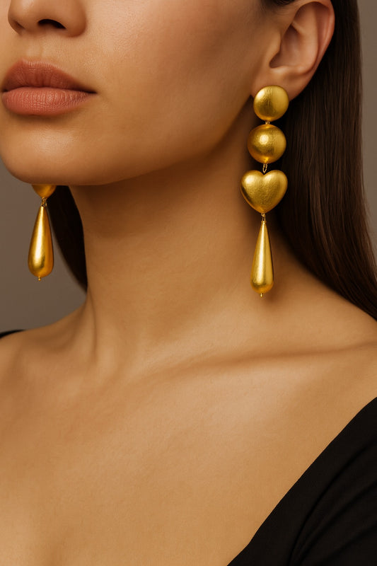Aurea Amour Drop Earrings