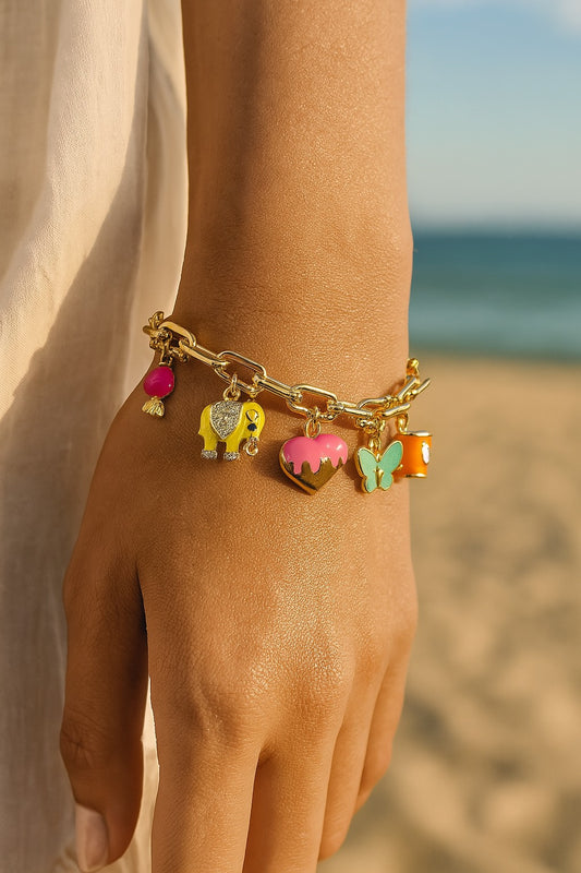 Sweet Safari Charm Bracelet