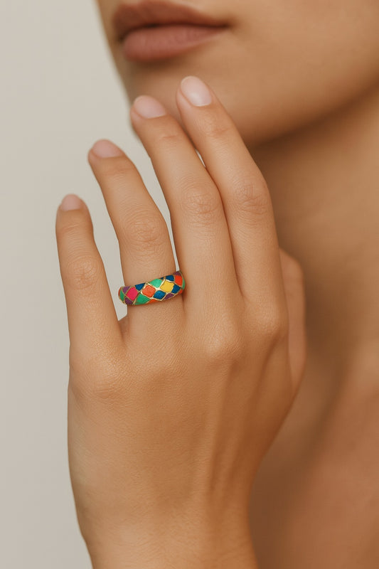 Mosaic Mirage Ring