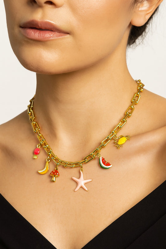 Coastal Carnival Charm Necklace