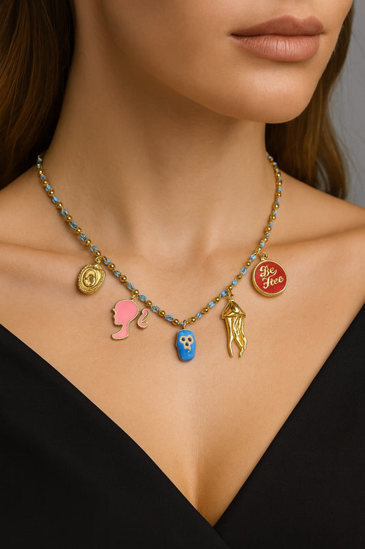 Boho Rebel Charm Necklace