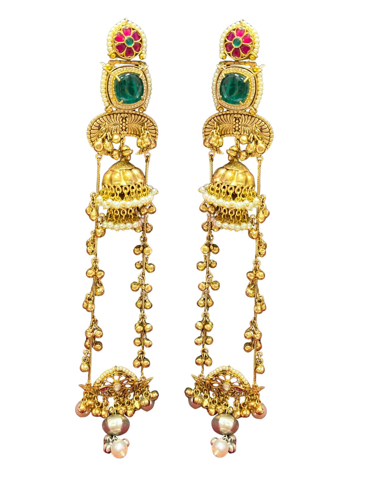 Gulnaar Kashmiri Jhumka Danglers