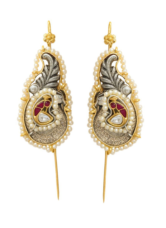 Paisley Pearl Heritage Ear Cuffs