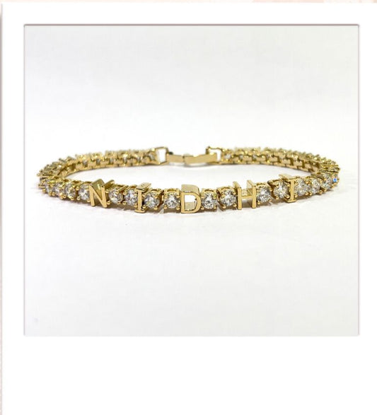 Personalized Luxe Tennis Bracelet