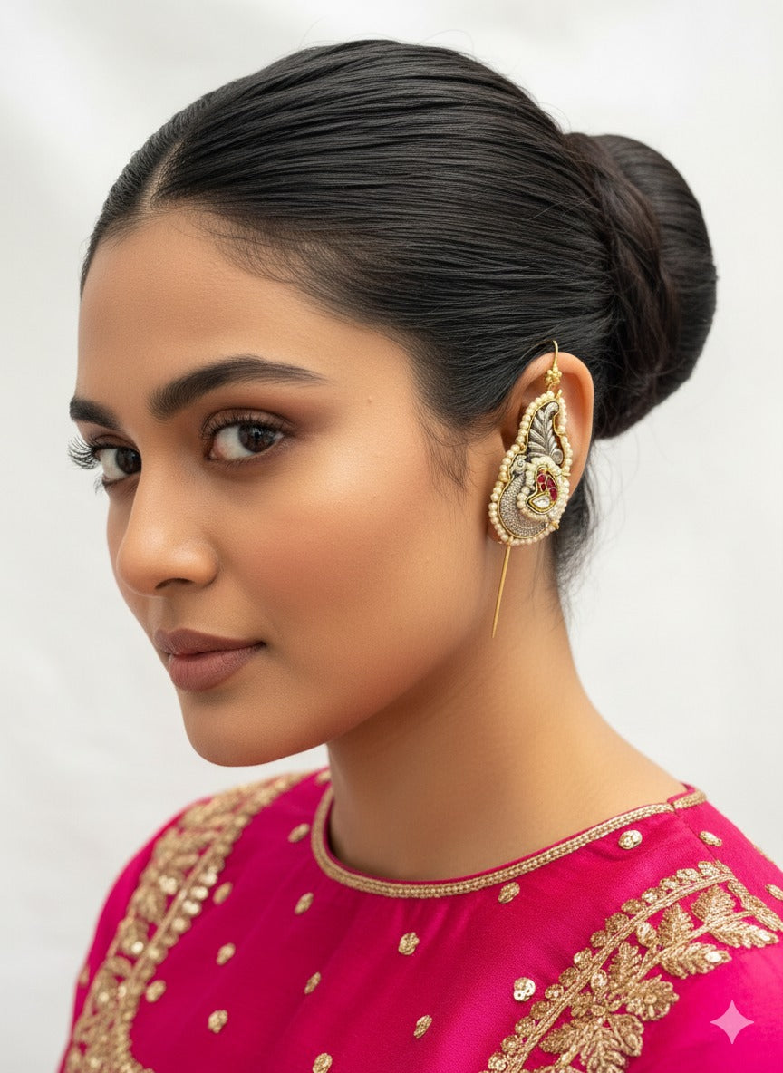 Paisley Pearl Heritage Ear Cuffs